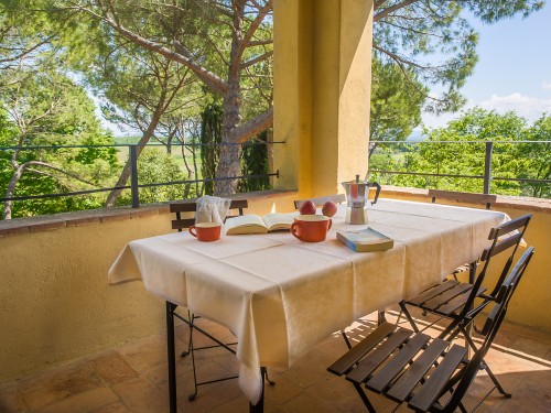 Deilig verandastemning på Borgo Taddei