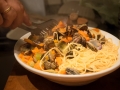 Primo: Spaghetti con Vongole (hjerteskjell)