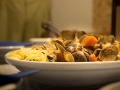 Primo: Spaghetti con Vongole (hjerteskjell)